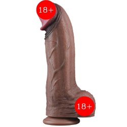 Lovetoy Nature Cock 13'' Çift Katmanlı Büyük Realistik Penis LV411064