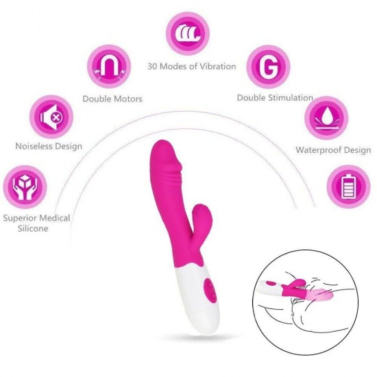 Berius Rechargeable G-spot Rabbit Vibratör