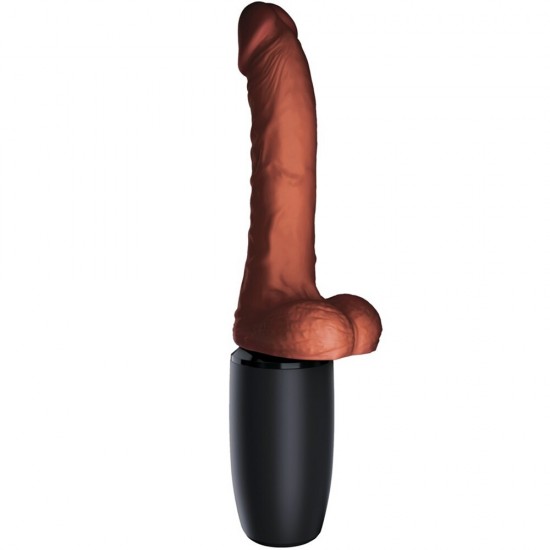 Pipedream King Cock Plus Triple Threat 7.5 Inch Isıtmalı ve İleri Geri Hareketli Penis