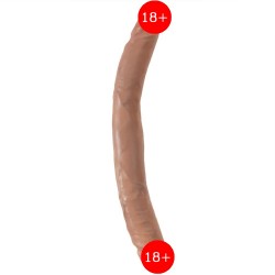 Pipedream King Cock 12'' Slim Double Dildo Caramel Çift Taraflı Penis