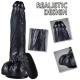 Dildo Series Holy Dragon Black 20.5 cm Titreşimli Realistik Penis XS-WBC10007-V