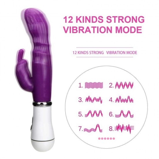 G-Stimulant 12 Mod Klitoris Uyarıcı Rabbitli Vibratör