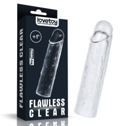 Lovetoy Flawless Clear 2.5 cm Dolgulu Şeffaf Penis Kılıfı LV314013