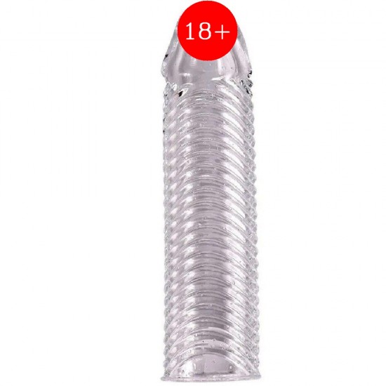 Shequ Dylan Penis Sleeve Silikon Şeffaf Penis Kılıfı SQ-ML10010