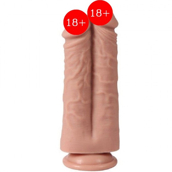 Dildo Series Anthony Double Yumuşak Doku Çiftli Realistik Dildo XS-WBD10082