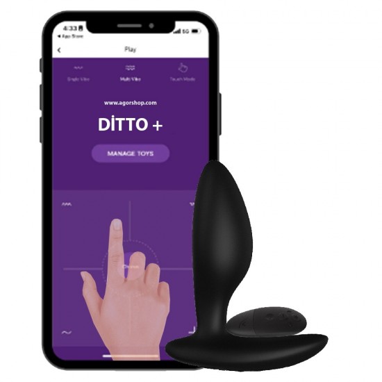 We-Vibe Ditto+ App Controlled Anal Plug Telefon Kontrollü Anal Vibratör