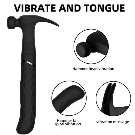 Hammer Love Black Ultra Güçlü Çekiç Vibratör