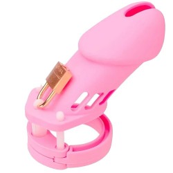 Master Chastity Devices Pink Plastik Penis Kafesi