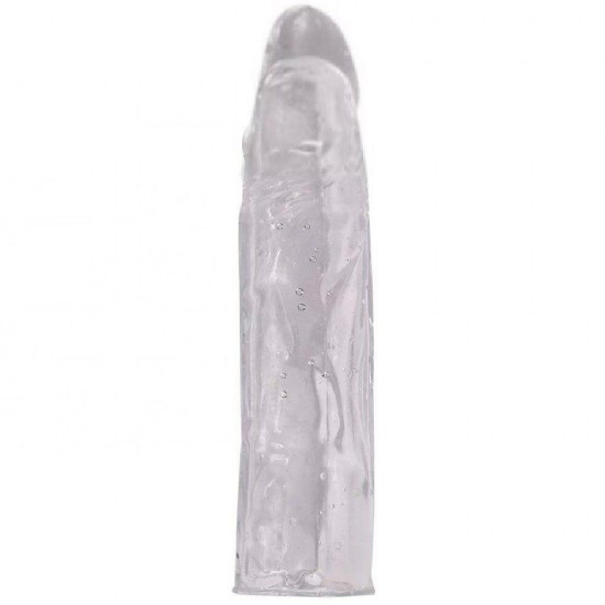 Shequ Beck Penis Sleeve Silikon Şeffaf Penis Kılıfı SQ-ML10013