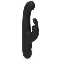 Happy Rabbit Slimline G-Spot Rechargeable Rabbit Vibrator Black