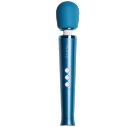 Le Wand Petite Rechargeable Vibrating Body Massager Masaj Wand Vibratör-Blue