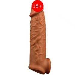 Mega Enlarger Penis Sleeve Testik Destekli Penis Kılıfı