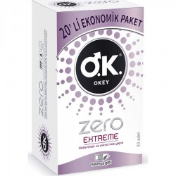 Okey Zero Extreme 20'li Eko Paket Prezervatif Kondom