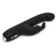 Happy Rabbit Slimline G-Spot Rechargeable Rabbit Vibrator Black