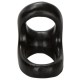 Easy Realese Duo Silicone Cock Ring Penis Halkası-Black