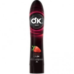 Okey Çilek Aromalı Jel Kayganlaştırıcı 100 ml