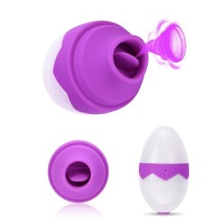 Dibe Sex Massager Tongue Hava Darbeli Dil Vibratör