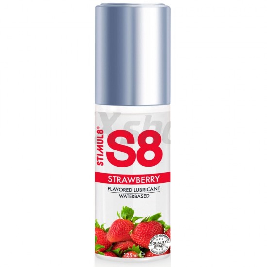 Stimul8 Flavored Lubricant Gel Strawberry Meyveli Oral Jel 125 Ml