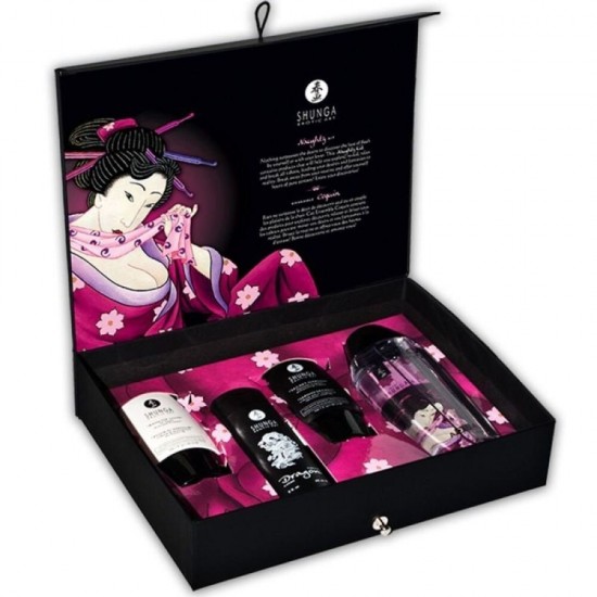 Shunga Erotica Art Naughty Kit Çiftlere Özel Kayganlaştırıcı Set