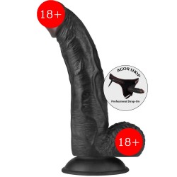 Lovetoy Easy Strapon 21 cm Strapon Kemerli Zenci Penis LV715028