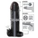 Pipedream Fantasy X-Tensions Vibrating Real Feel 2'' Titreşimli Penis Kılıfı Black