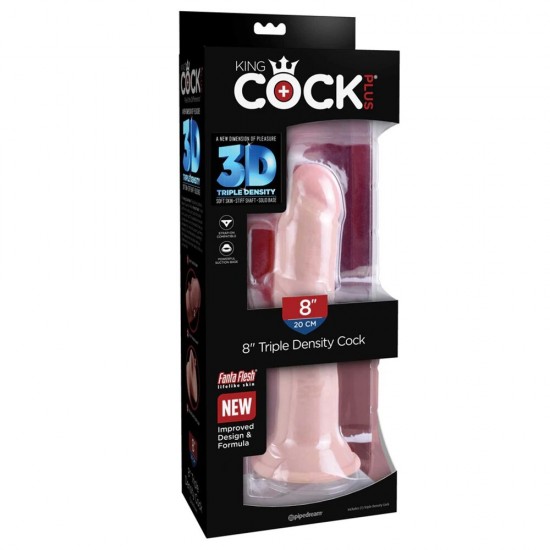 Pipedream King Cock Plus 8" Triple Density Cock 20 cm Realistik Penis Pipedream King Cock Plus 8" Triple Density Cock 20 cm Realistik Penis