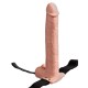 Pipedream Fetish Fantasy 11" Hollow Rechargeable Strap-On With Balls