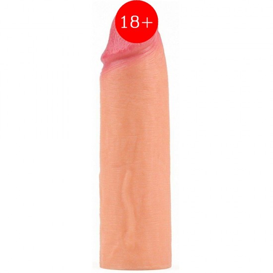 Lovetoy Nature Extender Penis Sleeve Platinum Silikon Gerçek Doku Penis Kılıfı LV4211