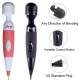 Fairy Mini Magic Wand Massager Masaj Wand Vibratör-Black