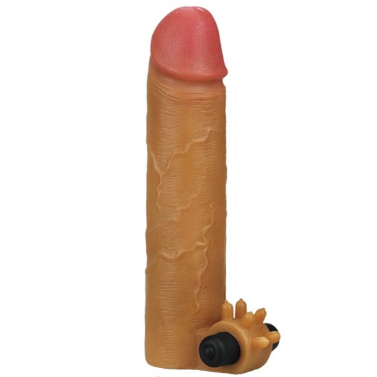 Lovetoy Nature Extender Natural Et Doku Titreşimli Penis Kılıfı LV414101B