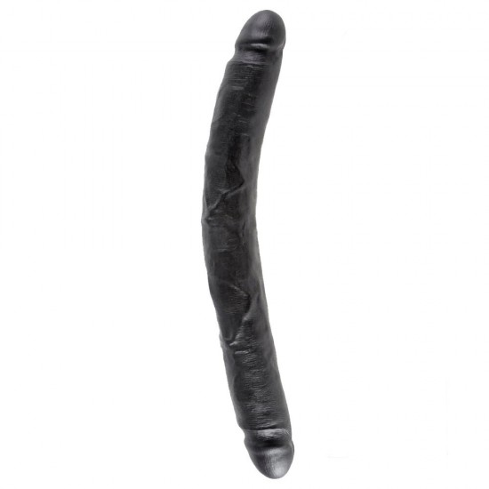 Pipedream King Cock 12'' Slim Double Dildo Black Çift Taraflı Penis