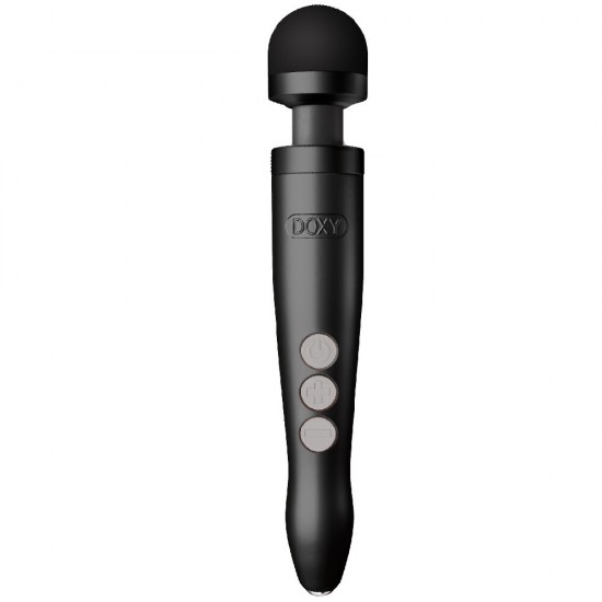 Doxy Die Cast 3R USB Rechargeable Mini Wand Black Massager