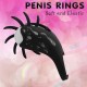 Licking Cock Ring  Dönebilen Dil Hareketli Penis Halkası-Black