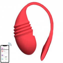 Lovense Vulse App-Controlleds Thrusting & Vibrating Egg Vibratör