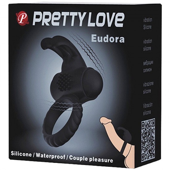 Pretty Love Eudora Klitoral Titreşimli Penis Halkası BI-026219