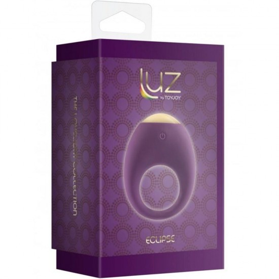 ToyJoy Luz Eclipse Vibrating Cock Ring Titreşimli Penis Halkası-Purple