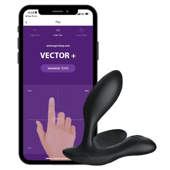 We-Vibe Vector+ Remote Control Enabled Prostat Masaj Vibratör