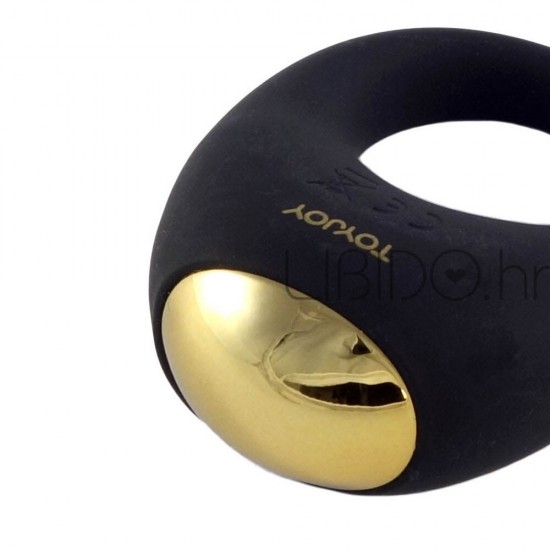 ToyJoy Luz Eclipse Vibrating Cock Ring Titreşimli Penis Halkası-Black