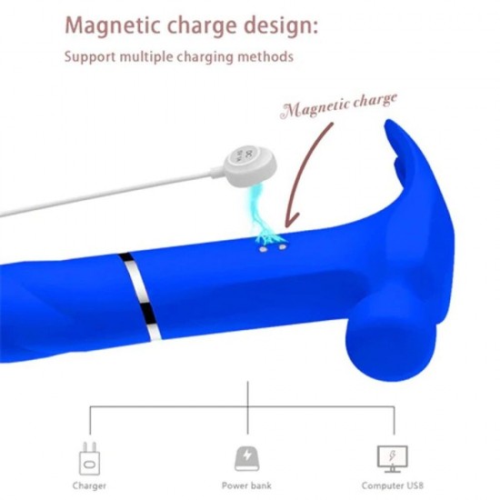 Hammer Love Blue Ultra Güçlü Çekiç Vibratör