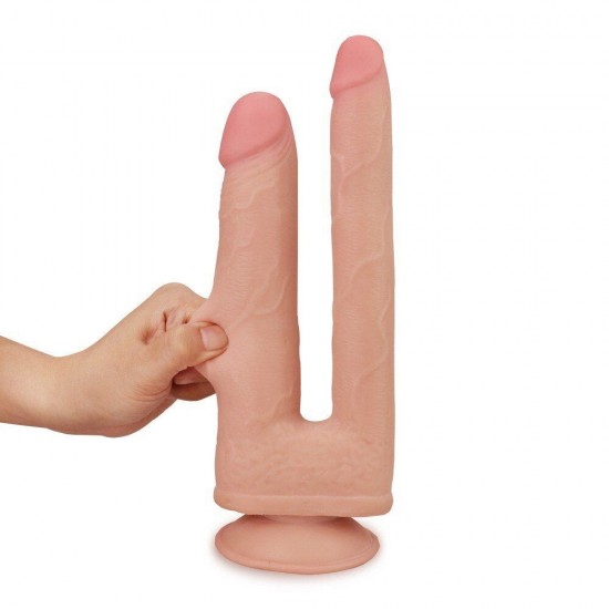 Lovetoy Sliding Skin Hareketli Deri Özellikli Çift Taraflı Realistik Penis LV313001