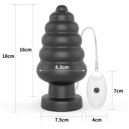 Lovetoy King Sized Vibrating Anal Cracker 18 cm Anal Vibratör LV120115