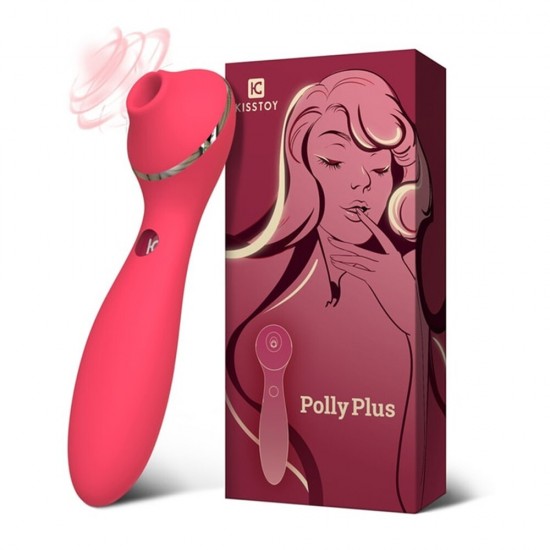 KissToy Polly Plus 2 In 1 Emiş Güçlü Klitoral Vibratör