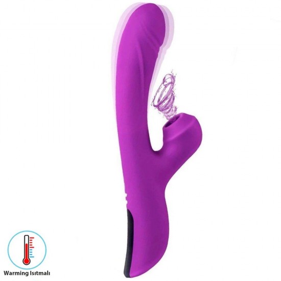 Wow Rabbit Sucking And Heating Vibe Isıtmalı ve Emiş Güçlü Rabbit Vibratör