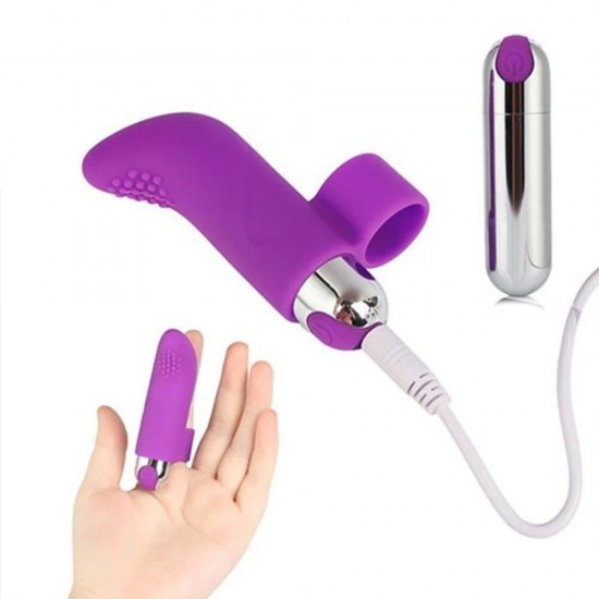 Finger Vibe Çift Yönlü Usb Şarjlı Parmak Vibratör