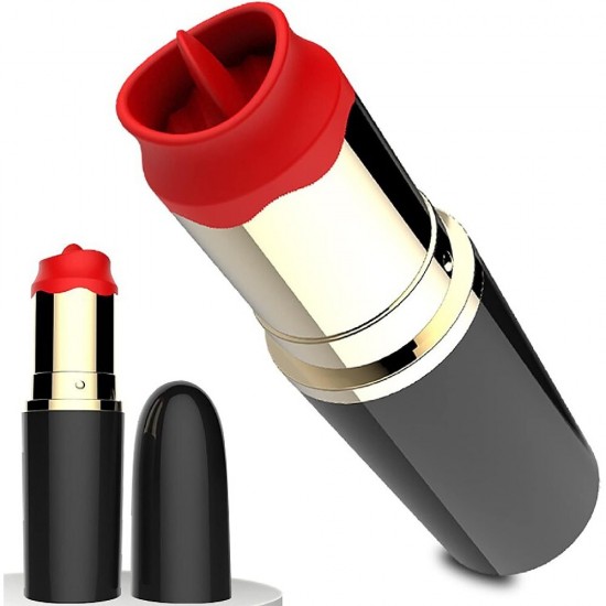 Lipstick 10 Mod Şarjlı Ruj ve Dil Vibratör