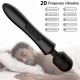 Magic Wand Double Massager Black Şarjlı Masaj Wand Vibratör