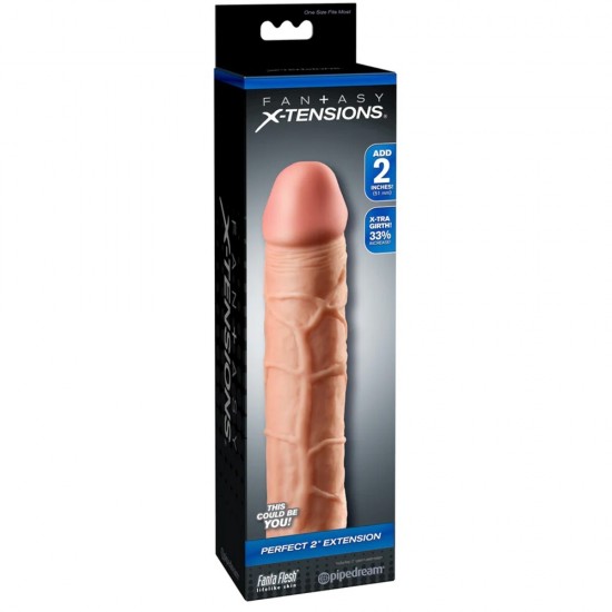 Pipedream Fantasy X-Tensions Perfect 2'' Realistik Penis Kılıfı