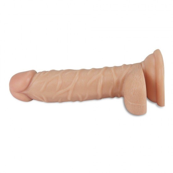 Lovetoy Real Extreme Vibrating Dildo 19 cm Realistik Vibratör LV350046-1