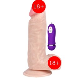 Shequ Iron Dragon 17.5 Cm 10 Modlu Titreşimli Realistik Penis