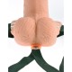 Pipedream Fetish Fantasy Series Remote Control Vibrating Strap-On with Balls 6 Inch